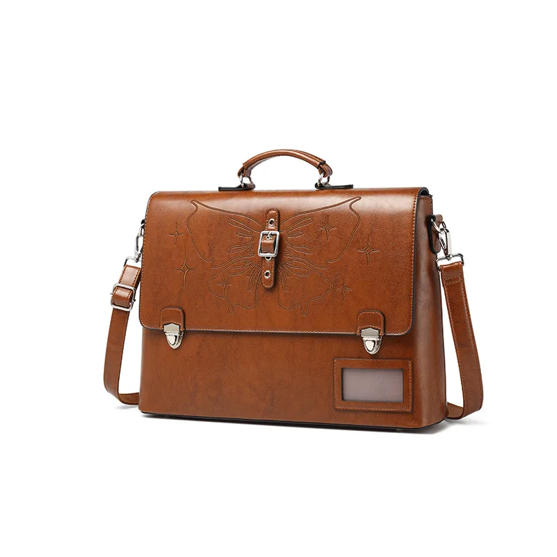 British High-quality Top Layer Cowhide Horizontal Square Backpack College Style Student Single Shoulder Diagonal Cross Bag Trend
British High-quality Top Layer Cowhide Horizontal Square Backpack College Style Student Single Shoulder Diagonal Cross Bag Trend
