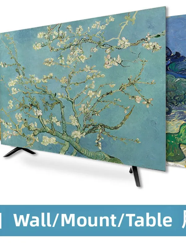 Modern Decorative TV Dust Cover Cloth Home Use 55 Inch Desktop Van Gogh Famous Painting TV Covering Dustproof Cover
Modern Decorative TV Dust Cover Cloth Home Use 55 Inch Desktop Van Gogh Famous Painting TV Covering Dustproof Cover