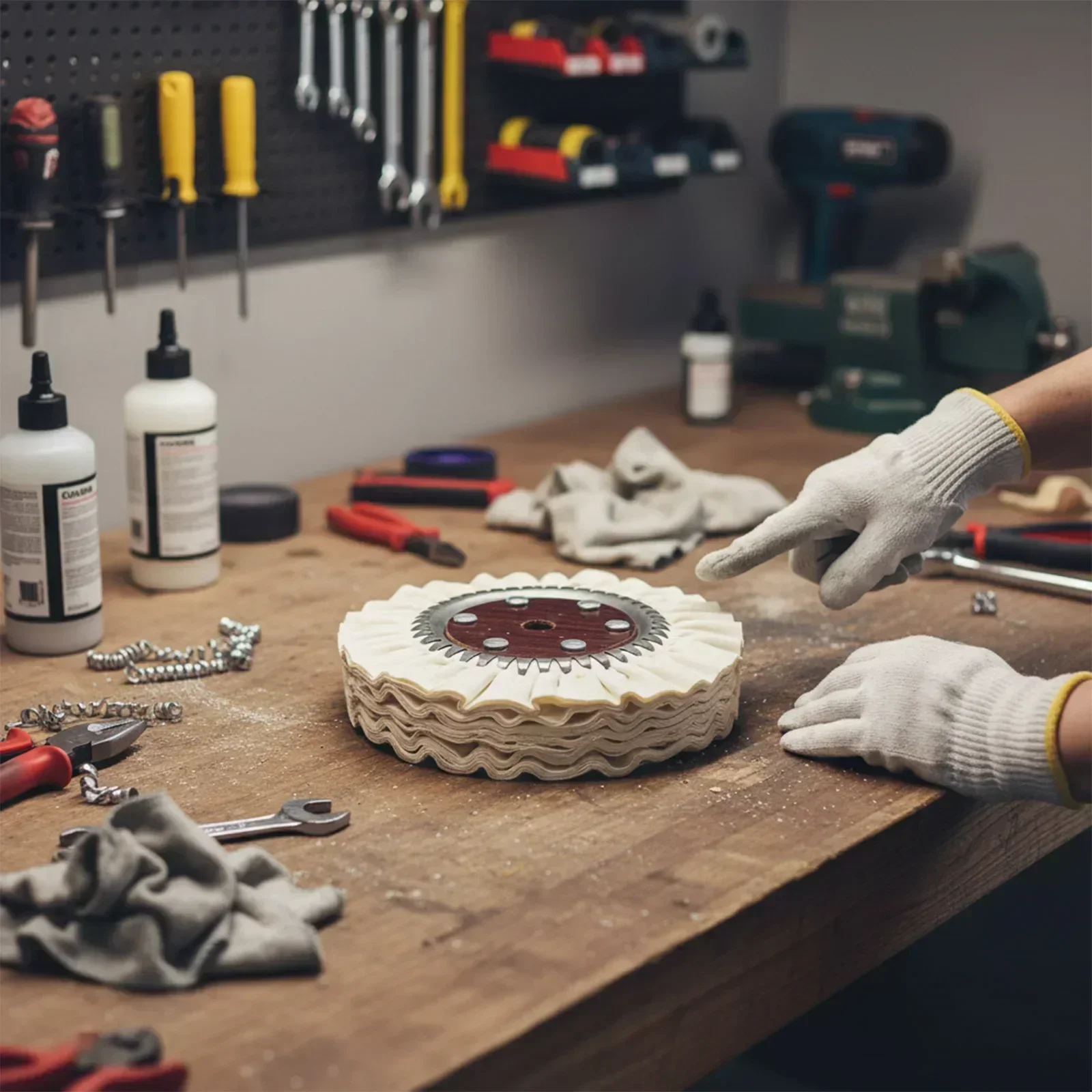 Cotton Buffs Wheel Polishing Cloth Wheel Stainless Steel Polishing Automatic Machinery Compatible Abrasive Wheel For Grinder
Cotton Buffs Wheel Polishing Cloth Wheel Stainless Steel Polishing Automatic Machinery Compatible Abrasive Wheel For Grinder