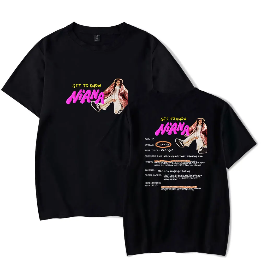 Футболки Niana Guerrero Merch, женские и мужские модные повседневные уличные футболки с круглым вырезом и короткими рукавами, подарок
Футболки Niana Guerrero Merch, женские и мужские модные повседневные уличные футболки с круглым вырезом и короткими рукавами, подарок