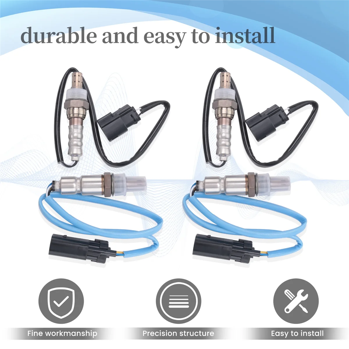 #398T 2X Upstream + 2X Downstream O2 Oxygen Sensor 02 for Ford Explorer (Blue&Black)
#398T 2X Upstream + 2X Downstream O2 Oxygen Sensor 02 for Ford Explorer (Blue&Black)