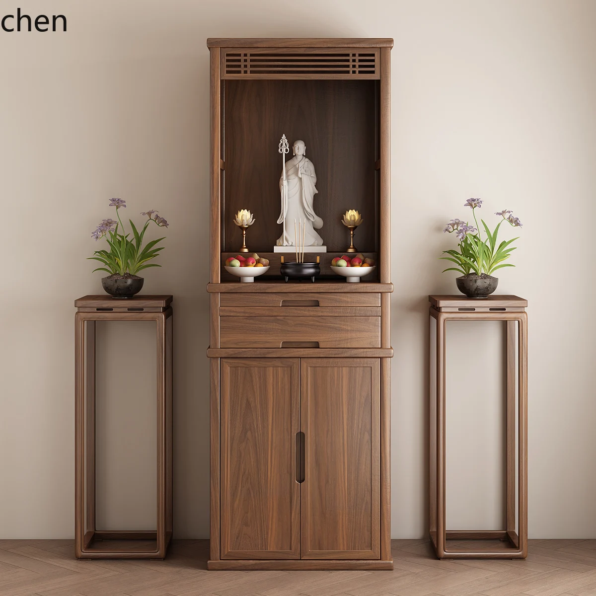 HXL Buddhist niche stand cabinet incense case Solid wood Guanyin Bodhisattva living room God of Wealth incense case
HXL Buddhist niche stand cabinet incense case Solid wood Guanyin Bodhisattva living room God of Wealth incense case