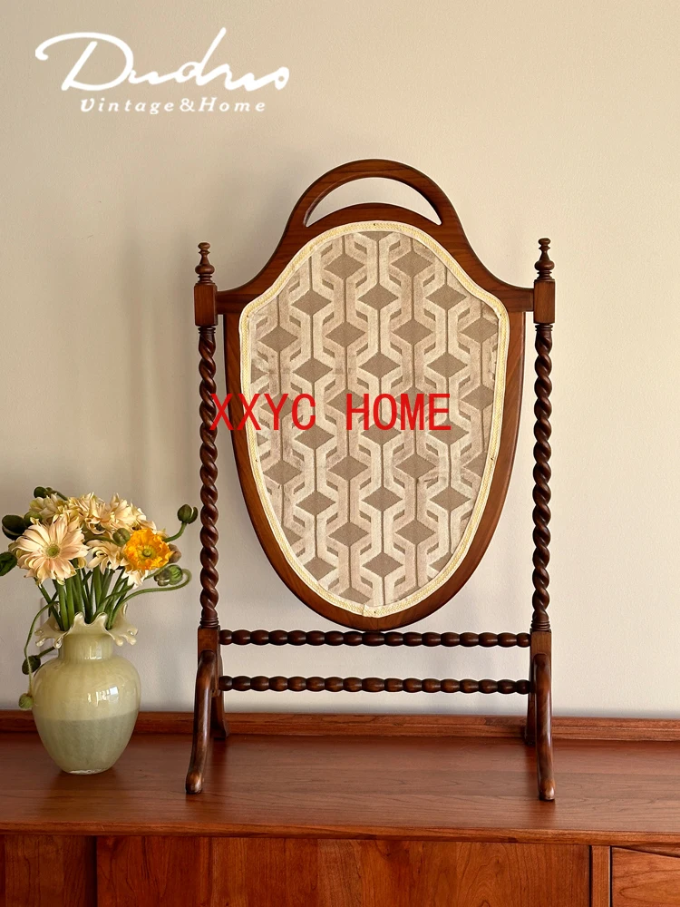 American Retro Living Room Twist Small Screen Household Solid Wood Creative Decoration
American Retro Living Room Twist Small Screen Household Solid Wood Creative Decoration