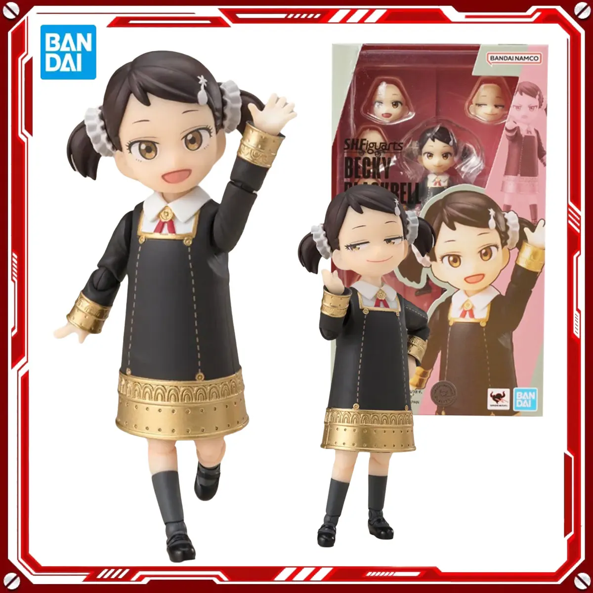 Bandai Genuine SPY×FAMILY Anime Model Kits Becky Blackbell Toys SHF 1/12 Action Figure Assembly Model Christmas Present
Bandai Genuine SPY×FAMILY Anime Model Kits Becky Blackbell Toys SHF 1/12 Action Figure Assembly Model Christmas Present