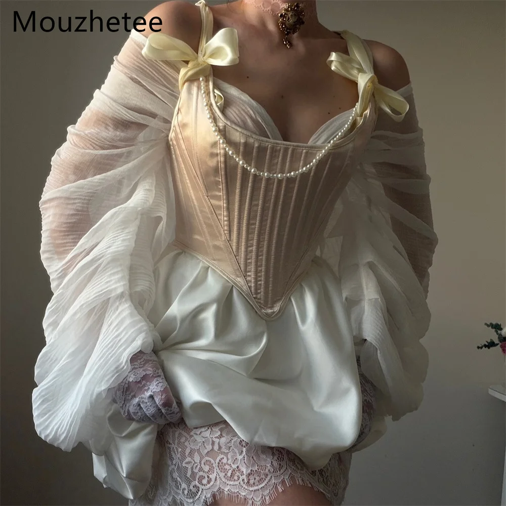 Mouzhetee Mermaid Elegant Off The Shoulder Lace Wedding Dresses Simple Corset Brides Gown Custom Made 2026
Mouzhetee Mermaid Elegant Off The Shoulder Lace Wedding Dresses Simple Corset Brides Gown Custom Made 2026