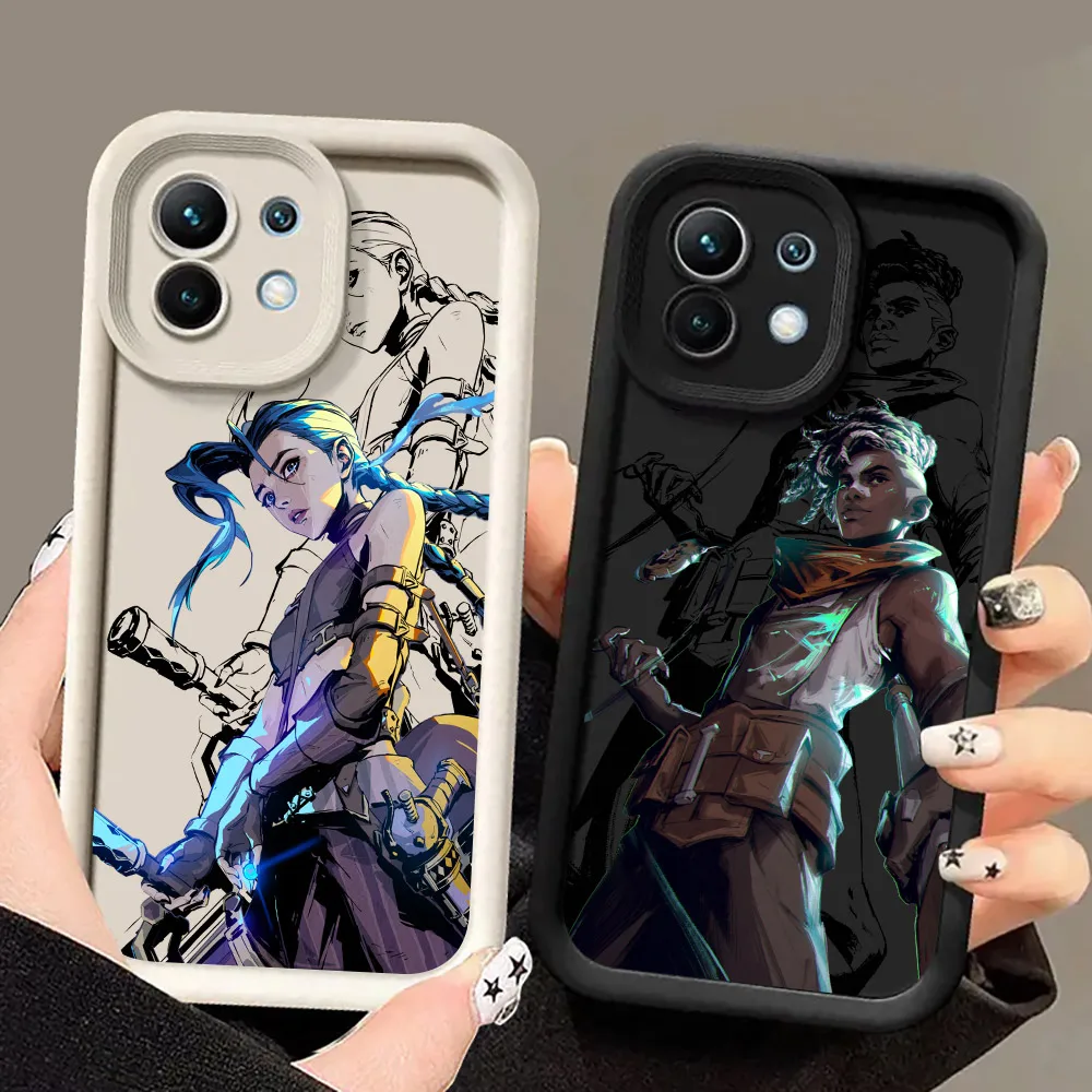 Hot Anime Game Arcanes Jinxs Ekkos Phone Cases For Xiaomi 14T 14 13T Pro 12 13 11 Lite POCO F3 F5 X3 X5 X6 M5s M6 Pro Soft Cover
Hot Anime Game Arcanes Jinxs Ekkos Phone Cases For Xiaomi 14T 14 13T Pro 12 13 11 Lite POCO F3 F5 X3 X5 X6 M5s M6 Pro Soft Cover