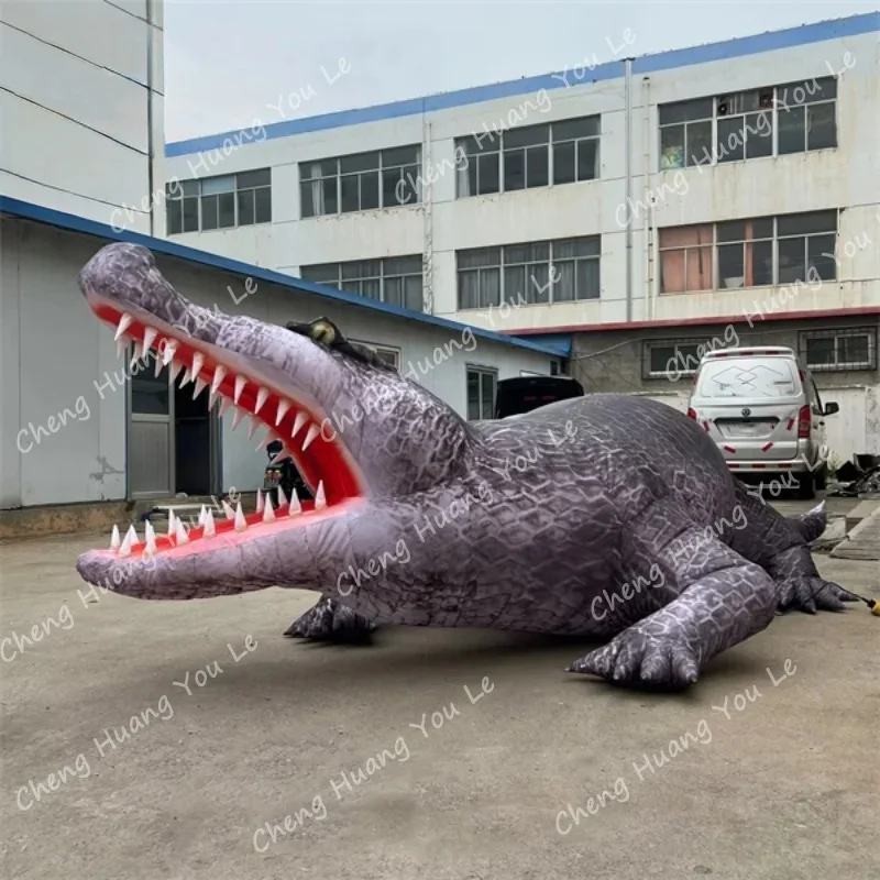 4m Long Inflatable Lifelike crocodile Balloon,high Quality Inflatable Building Wall Hanging Animal Model for Advertising
4m Long Inflatable Lifelike crocodile Balloon,high Quality Inflatable Building Wall Hanging Animal Model for Advertising