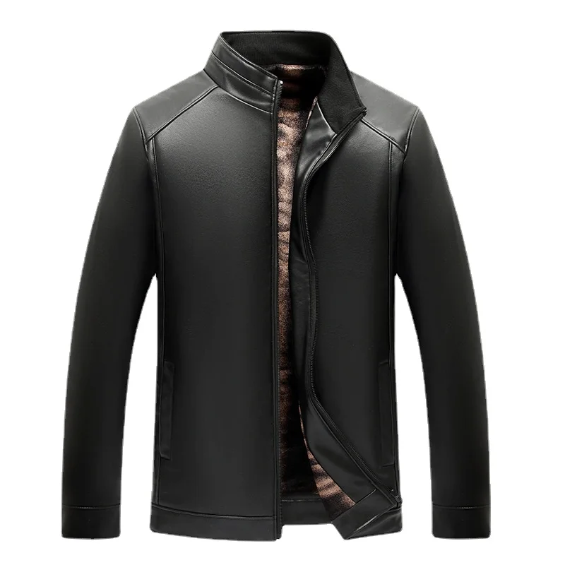 2022 new leather jacket PU men's leather jacket zipper stand collar outside business casual jacket men motorcycle jacket
2022 new leather jacket PU men's leather jacket zipper stand collar outside business casual jacket men motorcycle jacket