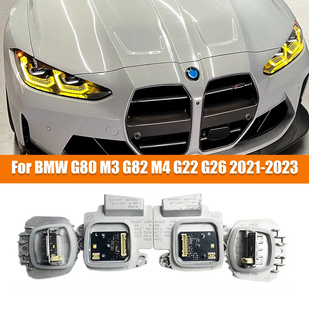 Комплект светодиодных модулей Angel Eye DRL для 21-23 BMW M3 M4 G22 G23 G26 G80 G82 G83 430i M440i Лазерная фара дневного света
Комплект светодиодных модулей Angel Eye DRL для 21-23 BMW M3 M4 G22 G23 G26 G80 G82 G83 430i M440i Лазерная фара дневного света