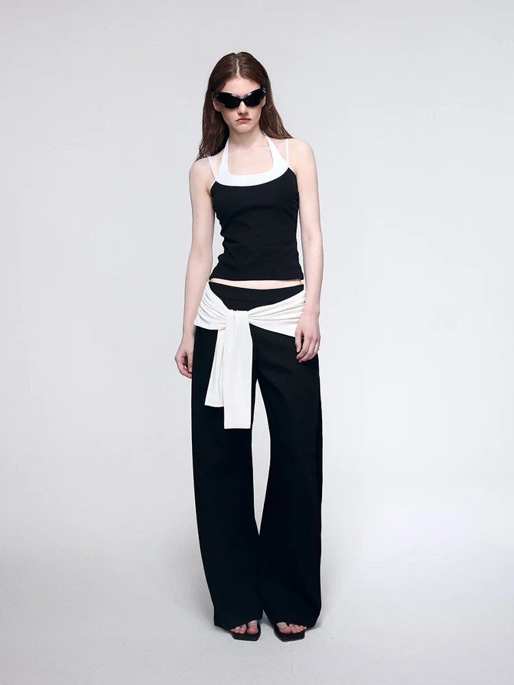 Loose Fit Casual Knitted Trousers with Belt Loose Feel Wide Leg Pants Casual Sle Summer 2025 Polyester Viscose Spandex
Loose Fit Casual Knitted Trousers with Belt Loose Feel Wide Leg Pants Casual Sle Summer 2025 Polyester Viscose Spandex