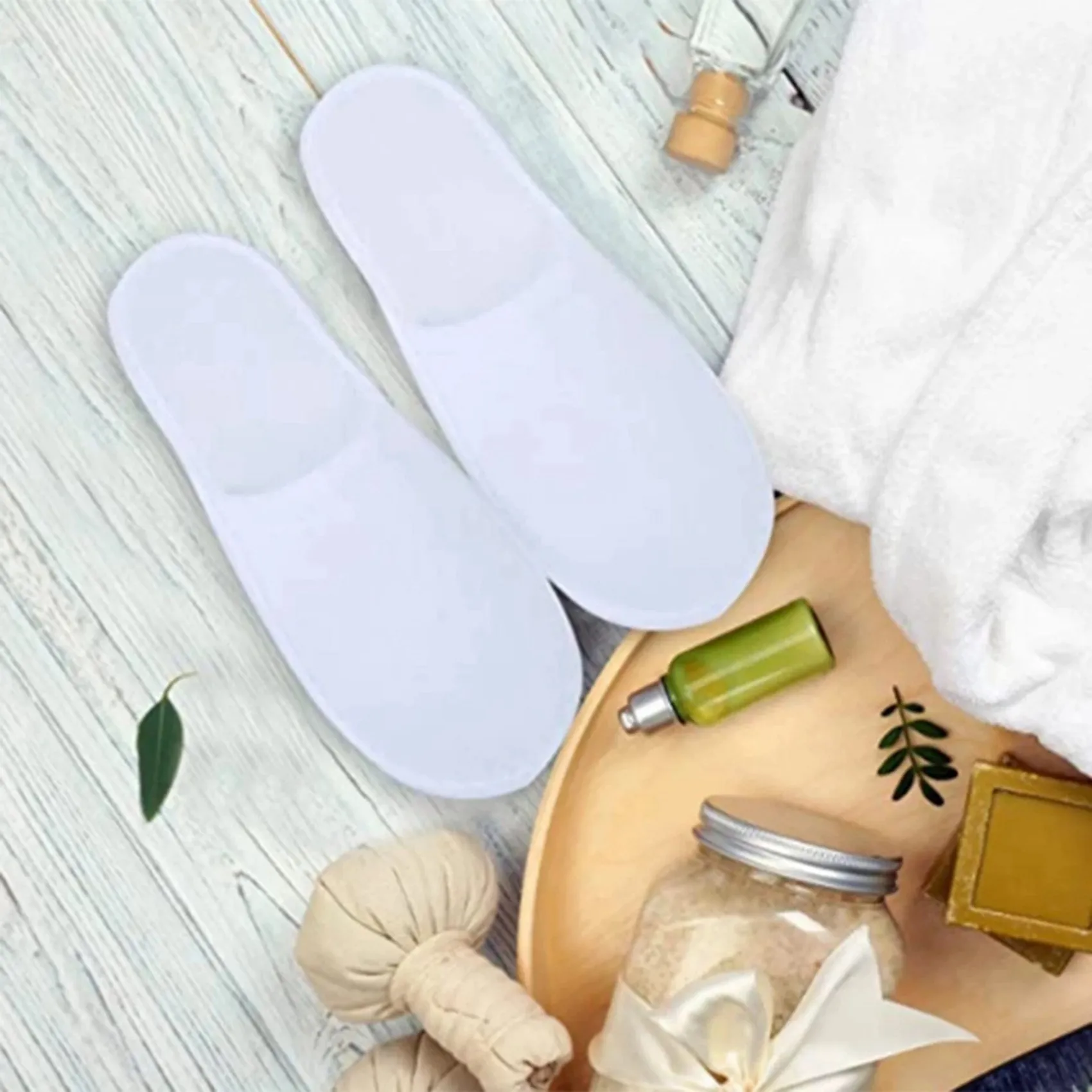 ABWE-40 Pairs Closed Toe Disposable Slippers Women Men Ultra-Thin Brushed Plush Non-Slip Disposable Slippers For Hotel Home
ABWE-40 Pairs Closed Toe Disposable Slippers Women Men Ultra-Thin Brushed Plush Non-Slip Disposable Slippers For Hotel Home