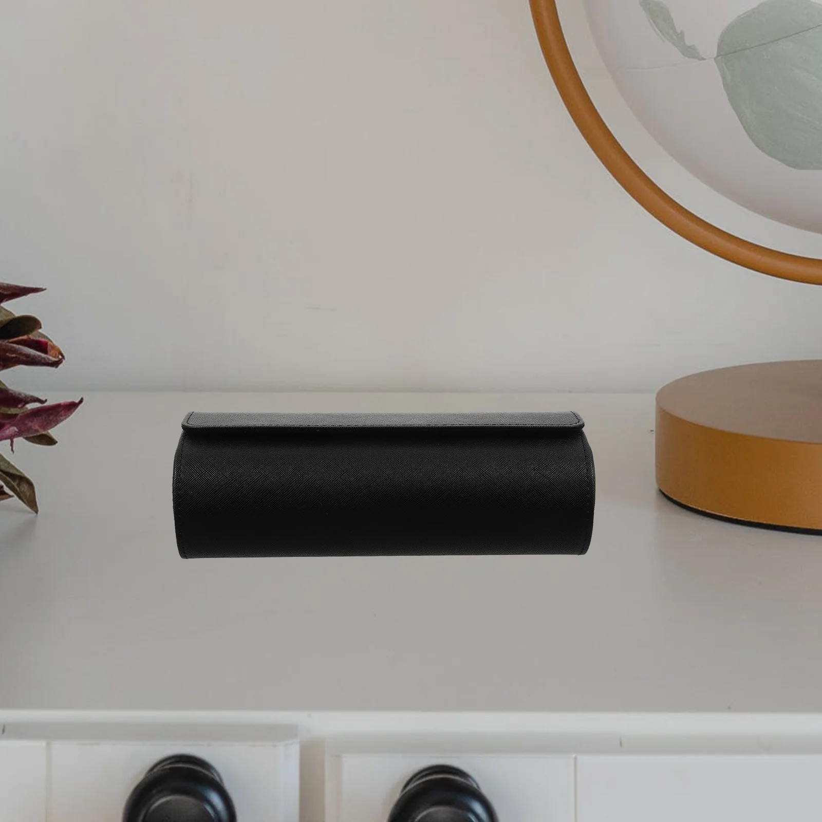 1pc 3 Slots Box Pu Round Watch Case Portable Watch Storage Organizer For Travel Gift Packaging Holder
1pc 3 Slots Box Pu Round Watch Case Portable Watch Storage Organizer For Travel Gift Packaging Holder