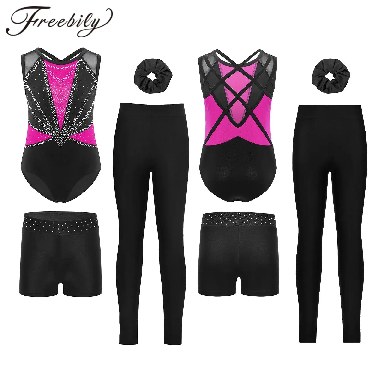 Girls Figure Skating Jumpsuits Dancewear Sets for Dance Competition Ballet Dance Outfits Children Gymnastics Leotard with Shorts
Girls Figure Skating Jumpsuits Dancewear Sets for Dance Competition Ballet Dance Outfits Children Gymnastics Leotard with Shorts