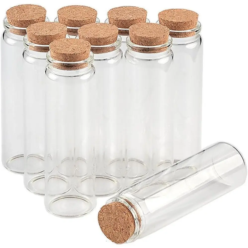 Wholesale 90ml Clear Glass Jars with Corks, 50-Pack, 37x120x27mm Dimensions
Wholesale 90ml Clear Glass Jars with Corks, 50-Pack, 37x120x27mm Dimensions