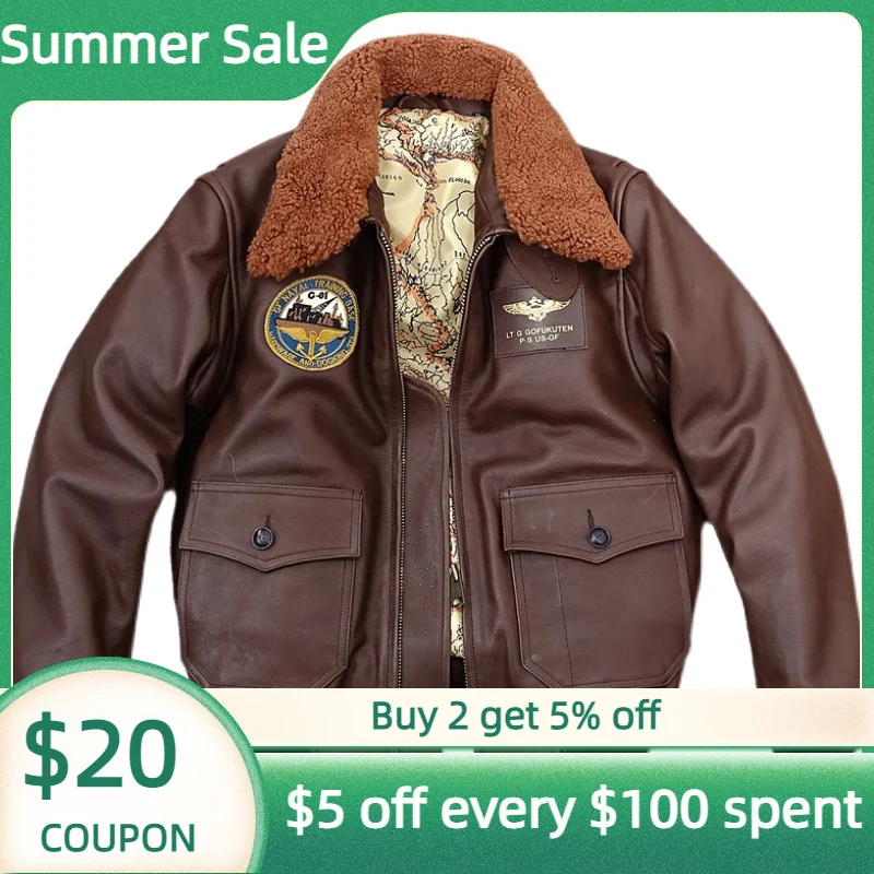 Winter Dark Men's Brown Jacket Military Style Plus Size 3XL Natural Cowhide Autumn Loose G1 Genuine Leather Coats
Winter Dark Men's Brown Jacket Military Style Plus Size 3XL Natural Cowhide Autumn Loose G1 Genuine Leather Coats