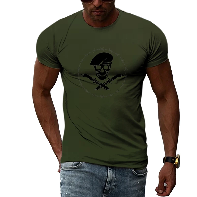 Summer Fashion Original Camouflage Skull Badge graphic t shirts Men Trend Casual Personality Cool Style O-neck Print T-shirt Top
Summer Fashion Original Camouflage Skull Badge graphic t shirts Men Trend Casual Personality Cool Style O-neck Print T-shirt Top