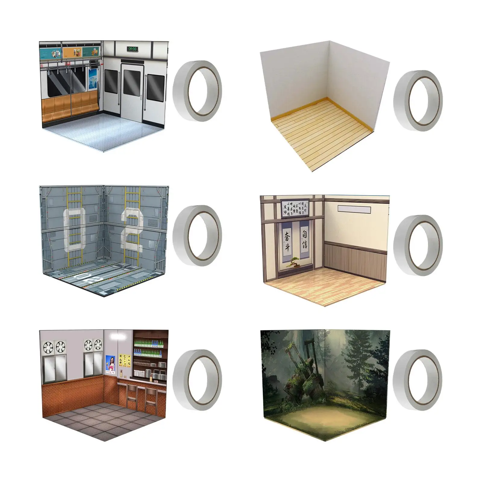 1:12 Background Backdrop Decoration Storage Scene Showcase for Action Figures Vehicle Scene Toy Dolls Diecast Car Layout
1:12 Background Backdrop Decoration Storage Scene Showcase for Action Figures Vehicle Scene Toy Dolls Diecast Car Layout