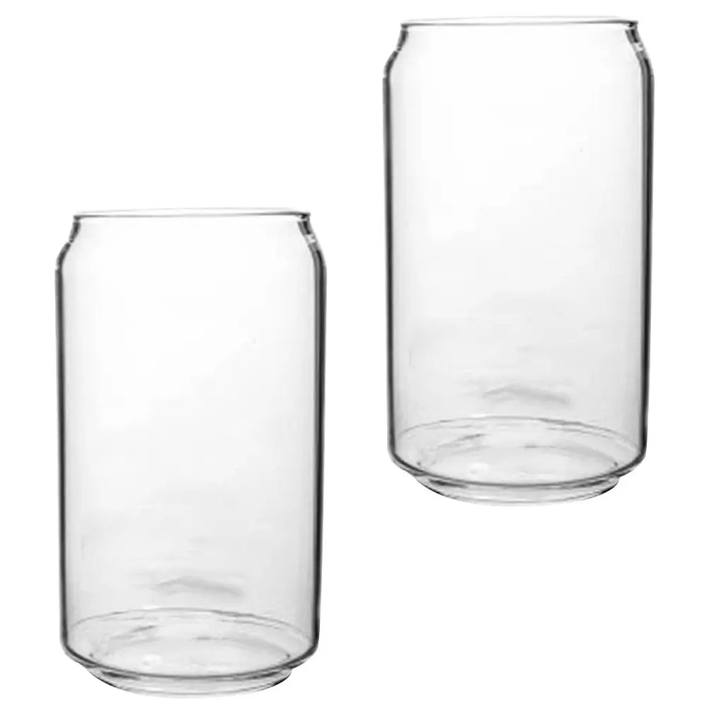 2Pcs Glass Cups Ring-Pull Can Shape Transparent Water Storage Container Multifunctional Beverage Mugs Beer Wine Coffee Drinking
2Pcs Glass Cups Ring-Pull Can Shape Transparent Water Storage Container Multifunctional Beverage Mugs Beer Wine Coffee Drinking