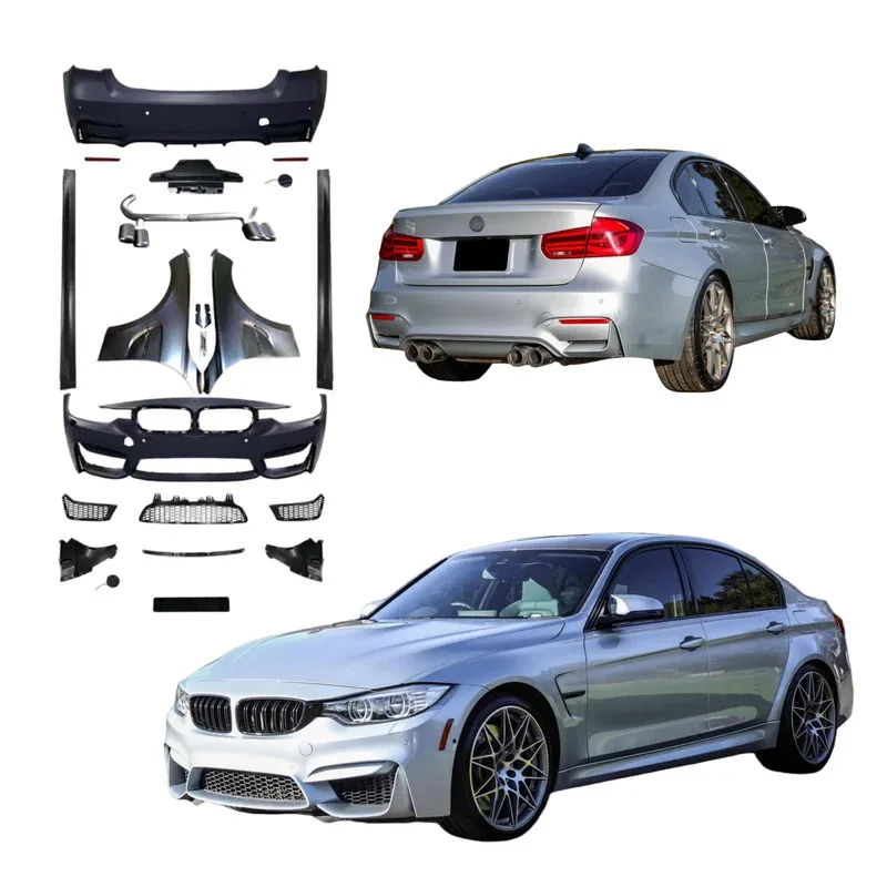 Лидер продаж Bodykit для 3 серии F30 F35 2013-2019 Обновление до F80 M3 Расширенные крылья Боковая юбка Бамперы Простая установка 
Лидер продаж Bodykit для 3 серии F30 F35 2013-2019 Обновление до F80 M3 Расширенные крылья Боковая юбка Бамперы Простая установка