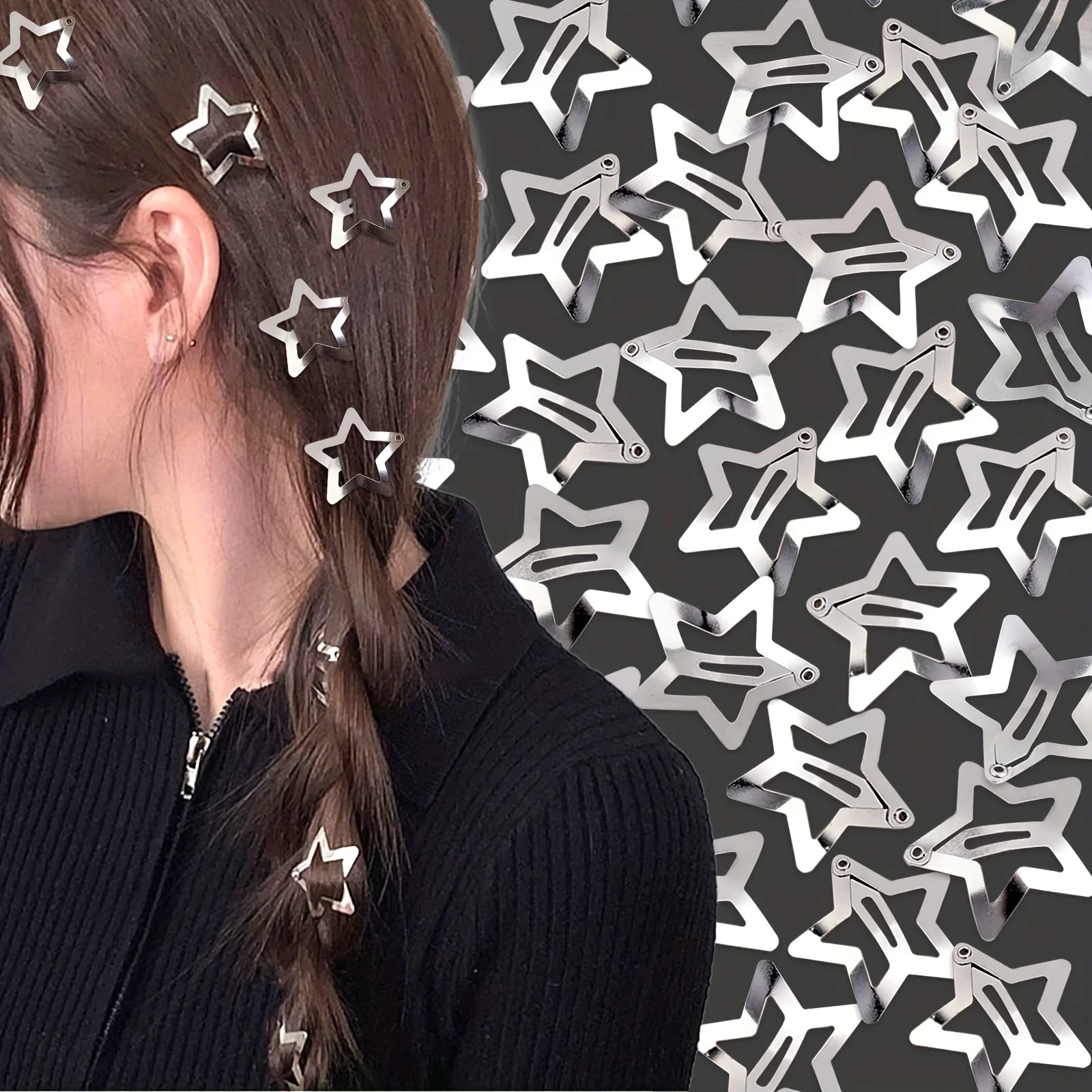 20pcs Star Shape Non Slip Metal Hair Clips, Women Hair Accessories Gift, Ramadan Holiday Gift for Ladies
20pcs Star Shape Non Slip Metal Hair Clips, Women Hair Accessories Gift, Ramadan Holiday Gift for Ladies