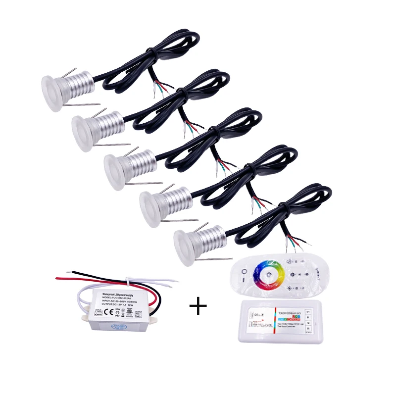 IP65 Mini LED RGB 12V 0.5W Ceiling Spotlight Application for Bedroom Kitchen Staircase Hotel KTV Party Lights Dimmable Set
IP65 Mini LED RGB 12V 0.5W Ceiling Spotlight Application for Bedroom Kitchen Staircase Hotel KTV Party Lights Dimmable Set