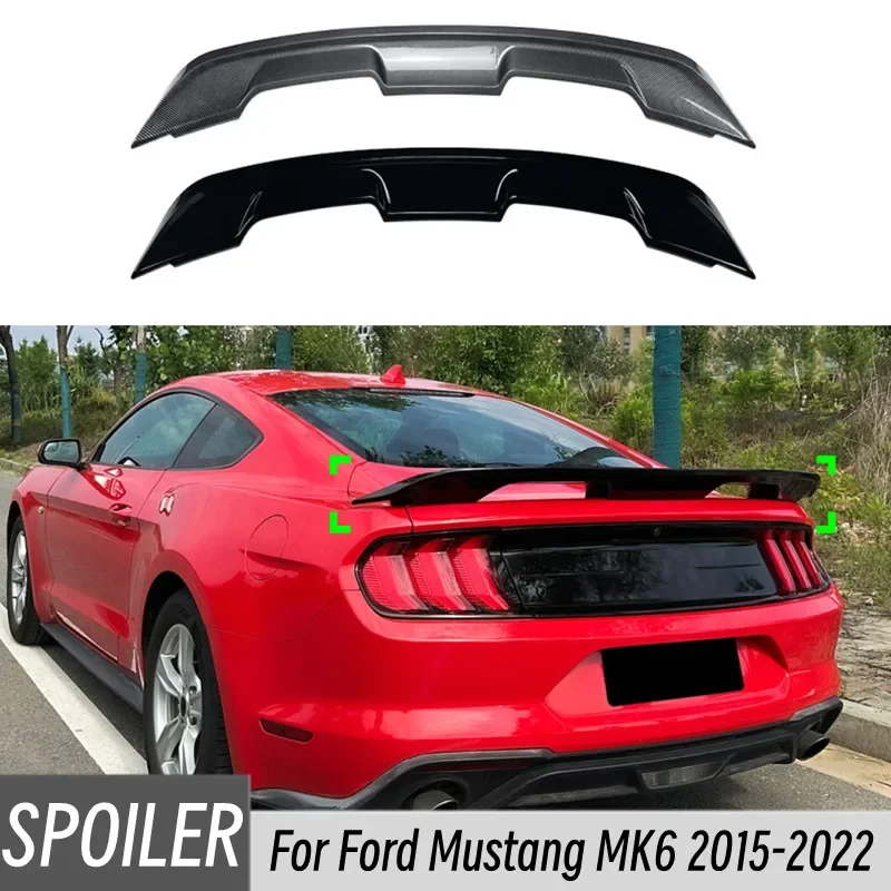 For Ford Mustang MK6 2015-2022 GT500 Style Carbon Glossy Black Car Rear Trunk Lid Spoiler Wings Exterior Tuning Accessories
For Ford Mustang MK6 2015-2022 GT500 Style Carbon Glossy Black Car Rear Trunk Lid Spoiler Wings Exterior Tuning Accessories
