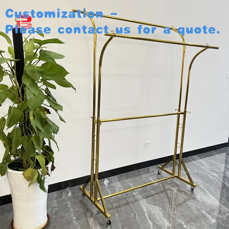 custom.Metal Shelf Hanging Garment Cloth Clothes Stand Clothing Display Rack
custom.Metal Shelf Hanging Garment Cloth Clothes Stand Clothing Display Rack