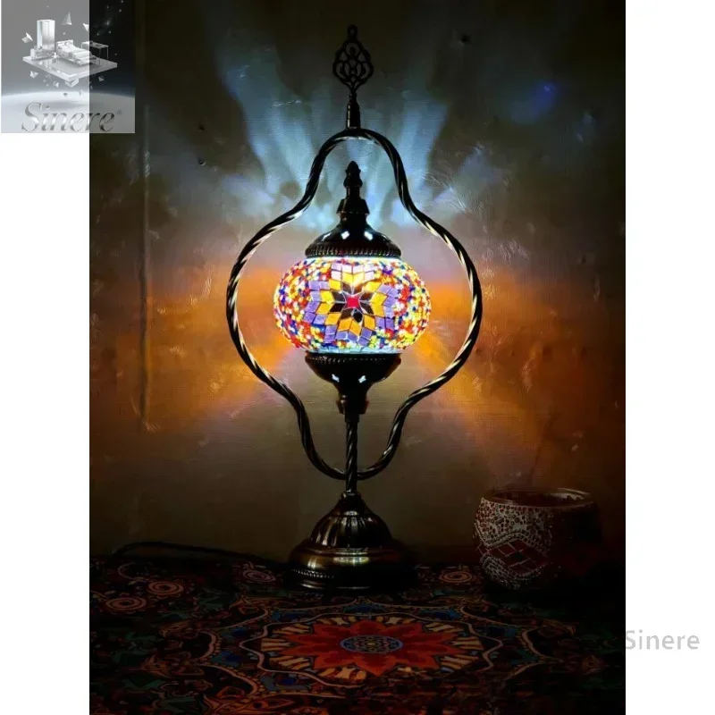 Moroccan table lamp with coffee retro exotic bedside restaurant hotel B & B bar Turkish decorative table lamp
Moroccan table lamp with coffee retro exotic bedside restaurant hotel B & B bar Turkish decorative table lamp