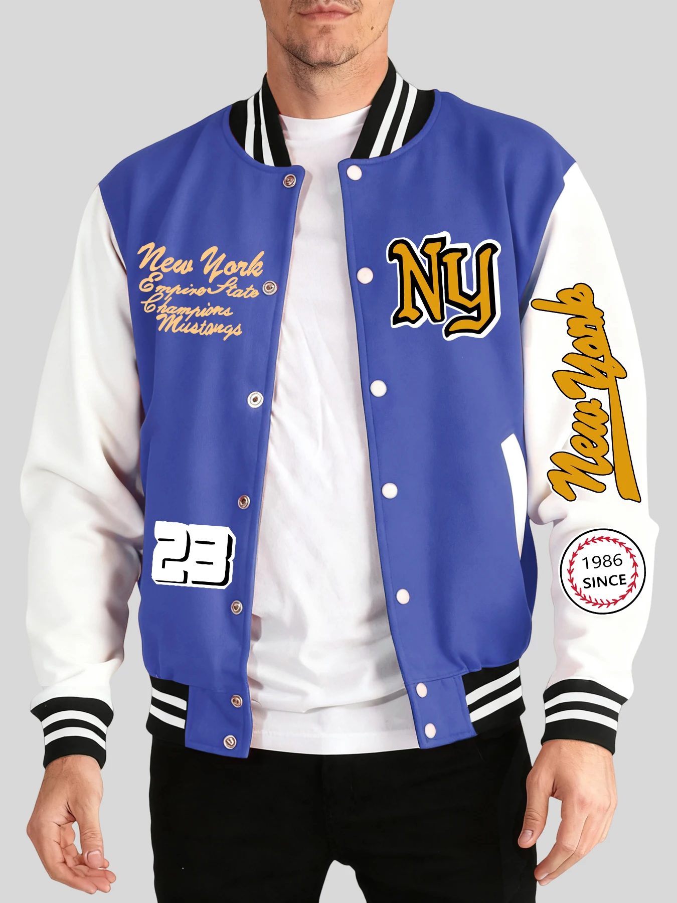 Куртки с буквенным принтом New York City Art, мужские бейсбольные майки с мягкими пуговицами, спортивный спортивный костюм в стиле хип-хоп, осенне-зимняя модная одежда
Куртки с буквенным принтом New York City Art, мужские бейсбольные майки с мягкими пуговицами, спортивный спортивный костюм в стиле хип-хоп, осенне-зимняя модная одежда