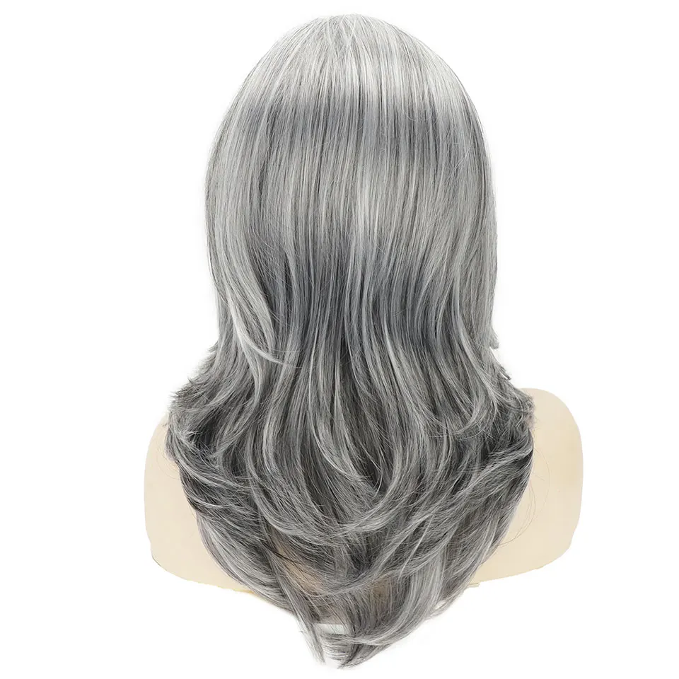 Silver Grey Wigs Long Layered Wigs For Women Highlight Silver Wavy Wigs Natural Synthetic Hair Wig for Daily Party Use Hair Wig
Silver Grey Wigs Long Layered Wigs For Women Highlight Silver Wavy Wigs Natural Synthetic Hair Wig for Daily Party Use Hair Wig