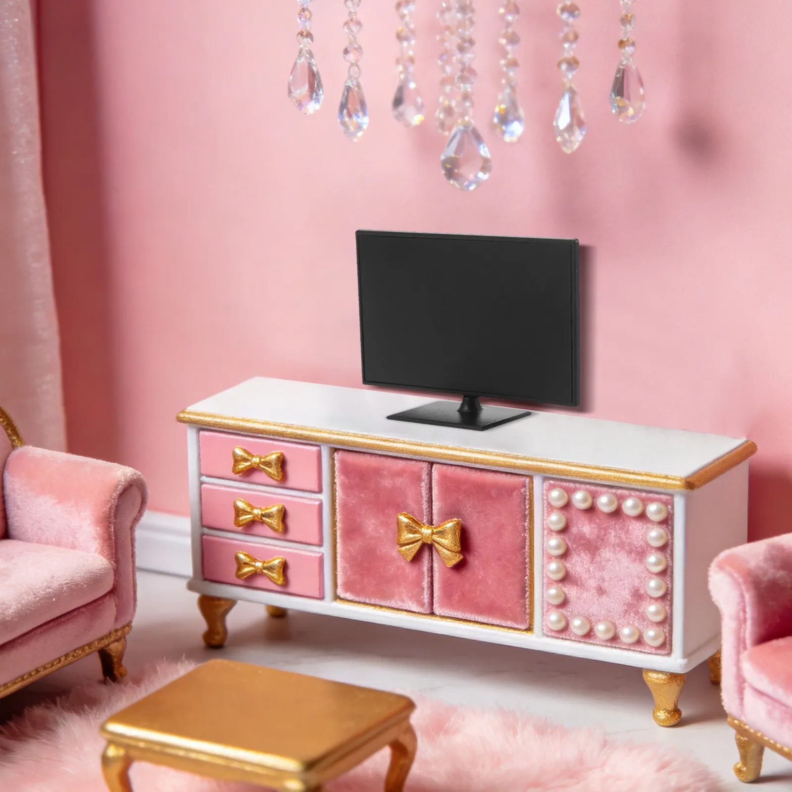 Миниатюрный черный телевизор 4.32x2.55x1.18 дюйма, реалистичная миниатюрная мебель для декора кукольного домика и игровой комнаты
Миниатюрный черный телевизор 4.32x2.55x1.18 дюйма, реалистичная миниатюрная мебель для декора кукольного домика и игровой комнаты