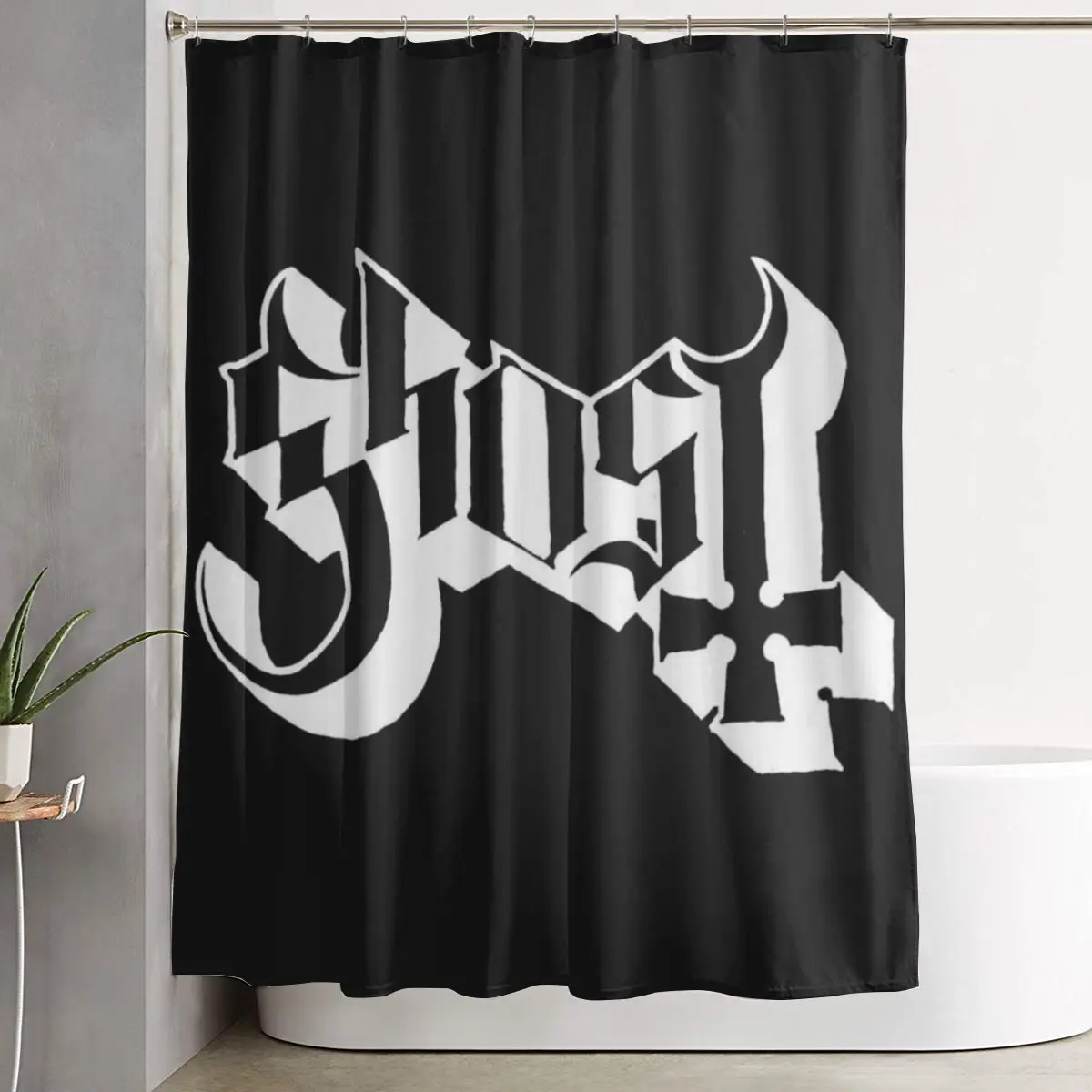 Занавеска для душа Rock Band Ghost BC, полиэстеровая, водонепроницаемая, для ванной комнаты, с крючками
Занавеска для душа Rock Band Ghost BC, полиэстеровая, водонепроницаемая, для ванной комнаты, с крючками