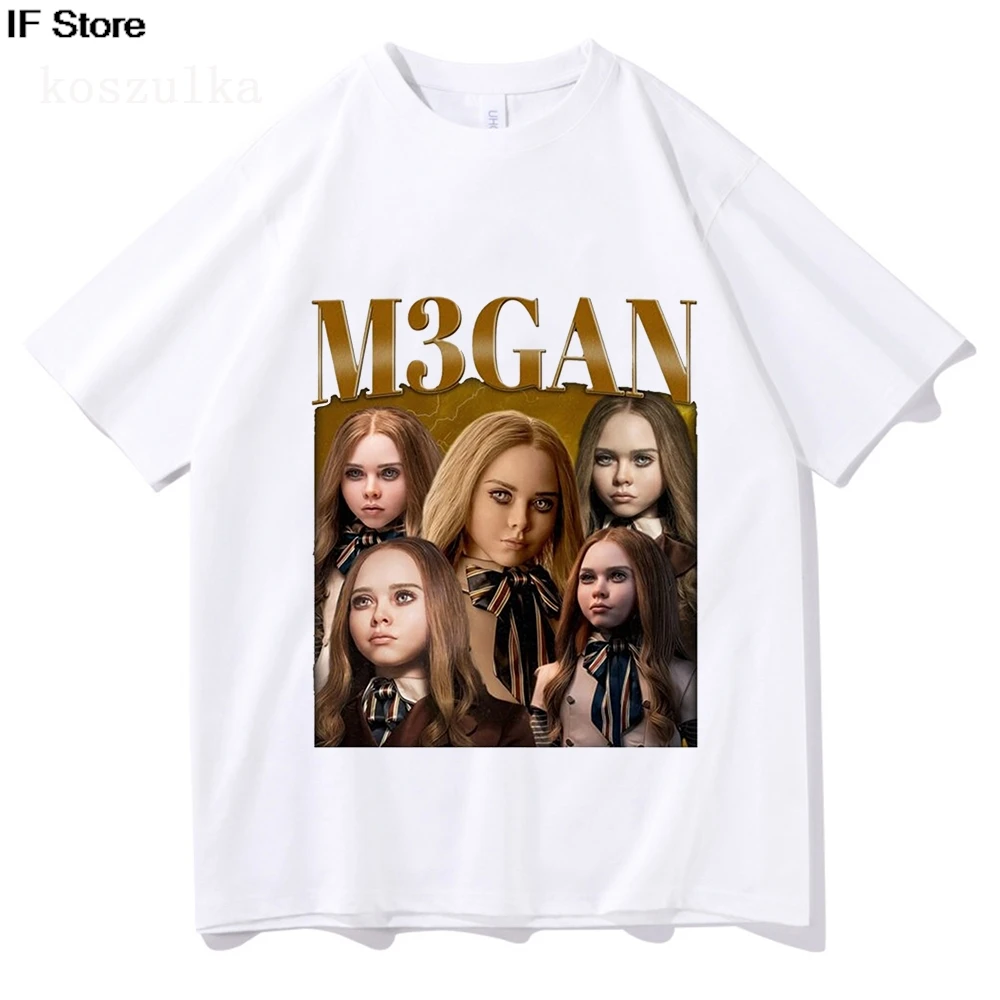 Sci-Fi Horror Movie M3GAN 2.0 T Shirt Men/Women Harajuku Graphic T-Shirt Unisex High Quality Aesthetic Vintage Cotton Tshirts
Sci-Fi Horror Movie M3GAN 2.0 T Shirt Men/Women Harajuku Graphic T-Shirt Unisex High Quality Aesthetic Vintage Cotton Tshirts