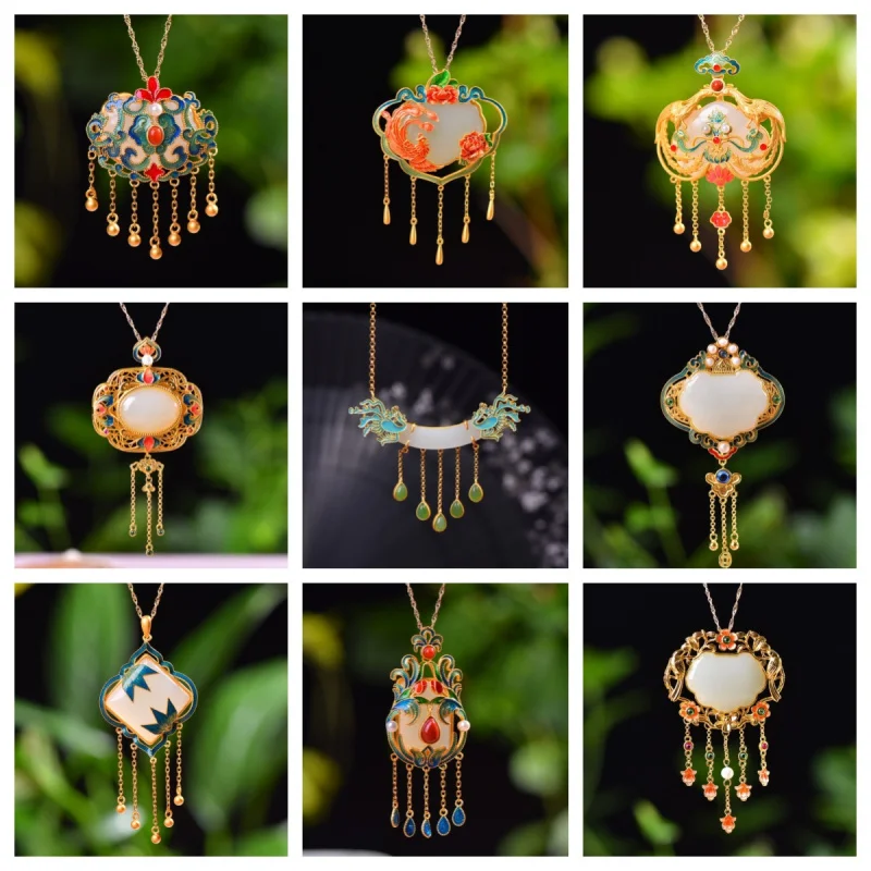 Серебряная инкрустированная квадратная эмалью из нефрита Хэтянь с подвеской в стиле карпа Duobao
Серебряная инкрустированная квадратная эмалью из нефрита Хэтянь с подвеской в стиле карпа Duobao