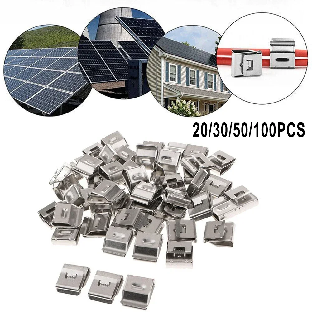 Stainless Steel Solar PV Cable Clamp, Edge Clip, Cable Tie, Solar Cable Management Clip
Stainless Steel Solar PV Cable Clamp, Edge Clip, Cable Tie, Solar Cable Management Clip