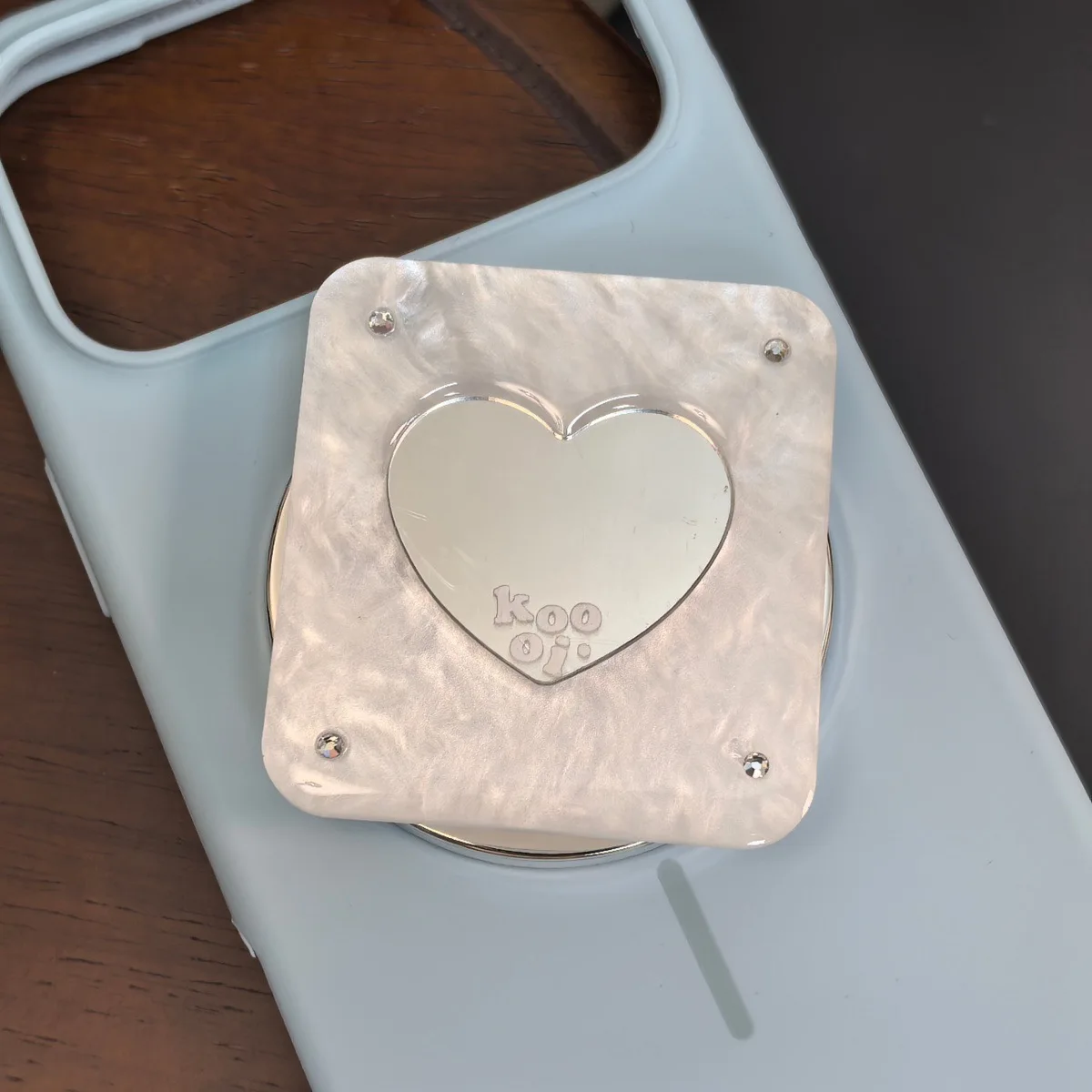 Korea Cute Love Heart Bear Mirror Phone Holder For Magsafe Magnetic Phone Griptok Grip Tok Stand For iPhone Samsung Phone Stand
Korea Cute Love Heart Bear Mirror Phone Holder For Magsafe Magnetic Phone Griptok Grip Tok Stand For iPhone Samsung Phone Stand