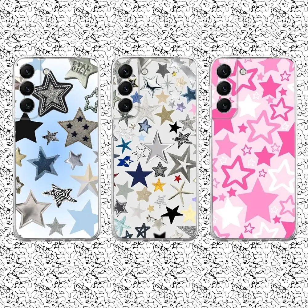 Y2k Star Phone Case For Samsung S24,30,21,22,23,20 FE,lite,PIus,Ultra,5G,Note,9,10 Transparent Cover
Y2k Star Phone Case For Samsung S24,30,21,22,23,20 FE,lite,PIus,Ultra,5G,Note,9,10 Transparent Cover