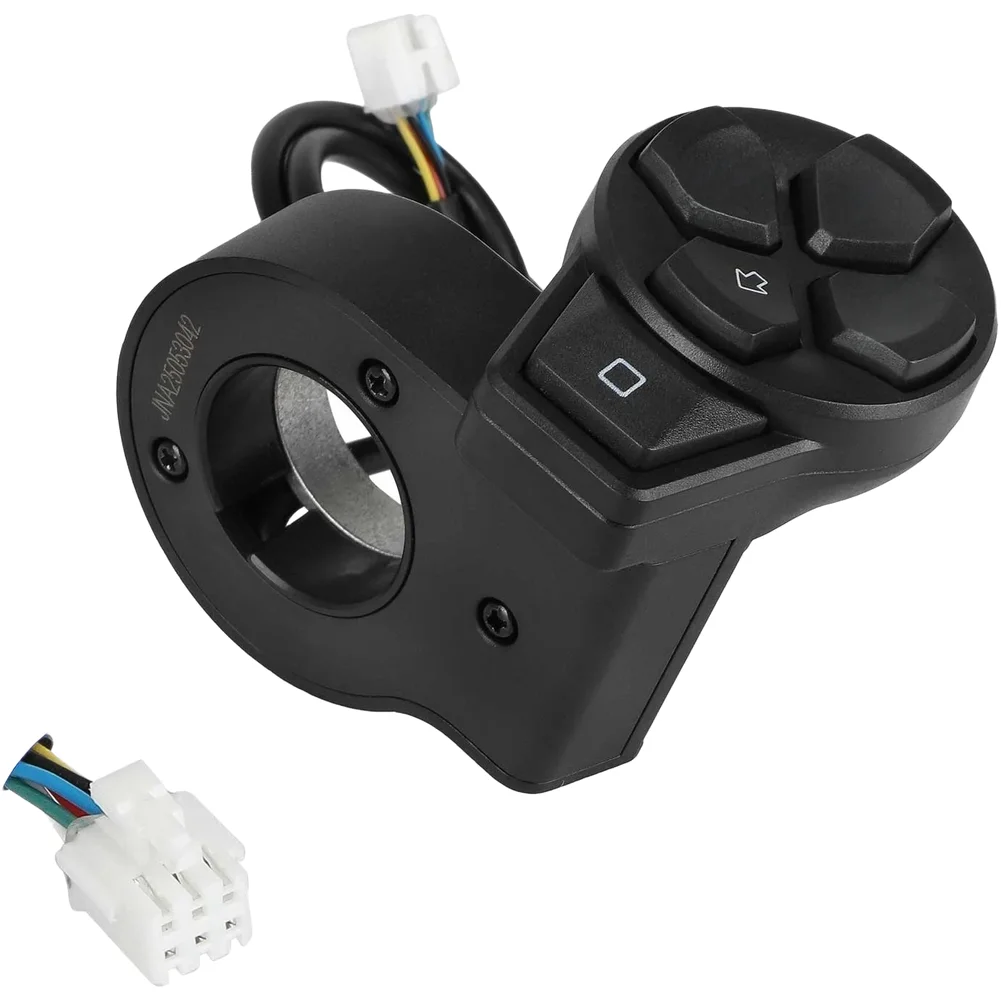 Handlebar Button Scooter Light Switch Wear-resistant Mixed Material Construction Lightweight Scooter Control Switch
Handlebar Button Scooter Light Switch Wear-resistant Mixed Material Construction Lightweight Scooter Control Switch