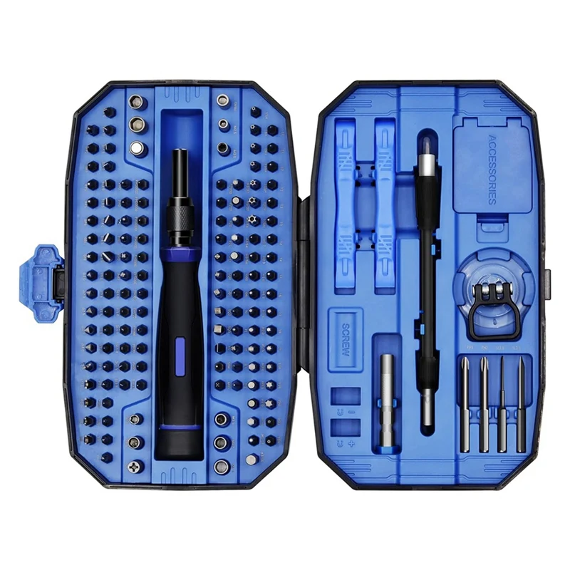 152 In 1 Screwdriver Set, Small Magnetic Screwdriver Set With Case, Electronic Repair Tool Kit For Computer, Laptop Easy To Use
152 In 1 Screwdriver Set, Small Magnetic Screwdriver Set With Case, Electronic Repair Tool Kit For Computer, Laptop Easy To Use