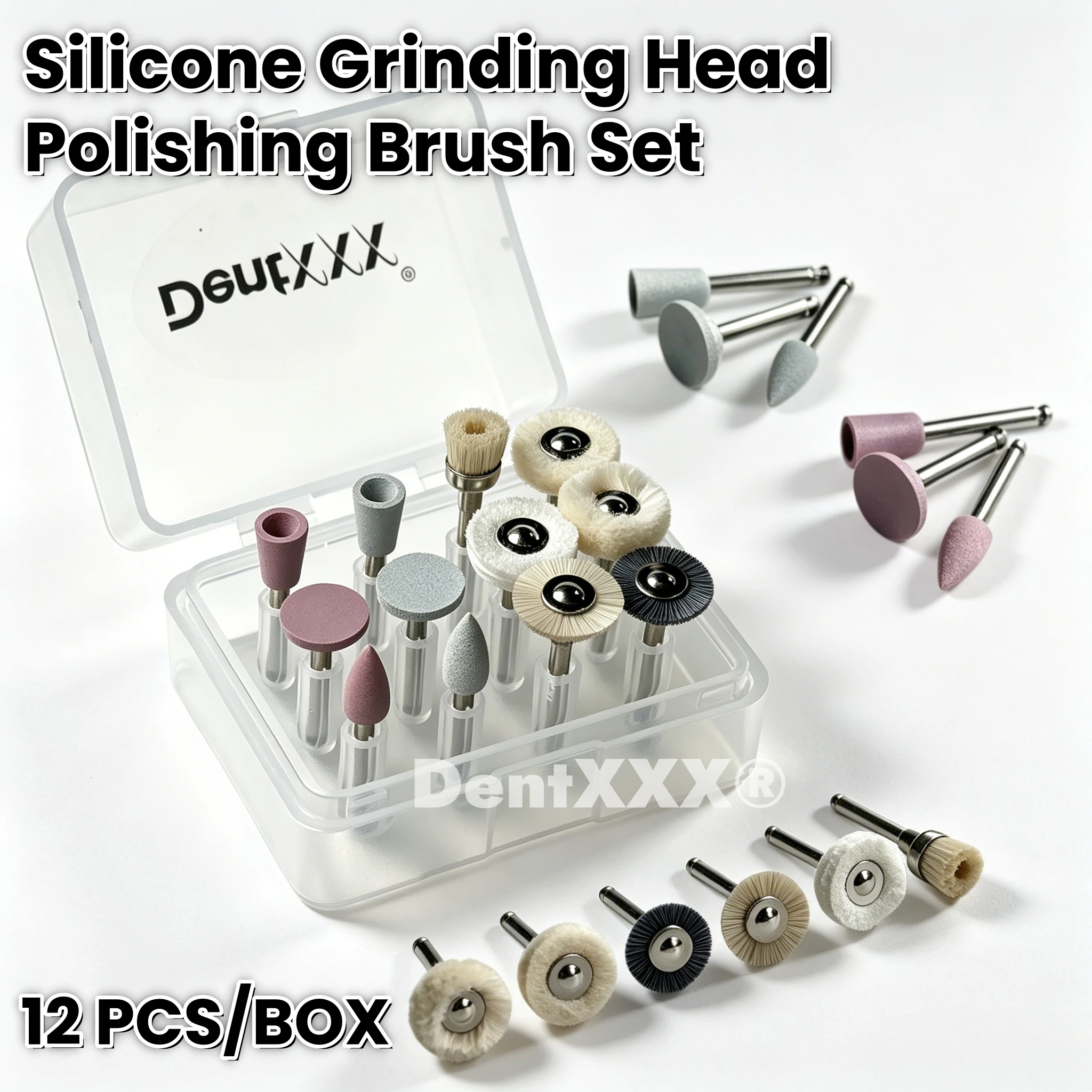Silicone Grinding Head Grinding Polishing Kit Bristle Brush Set 2.35mm Shank Complete Mirror Gloss Finishing Polishing Brush Set
Silicone Grinding Head Grinding Polishing Kit Bristle Brush Set 2.35mm Shank Complete Mirror Gloss Finishing Polishing Brush Set