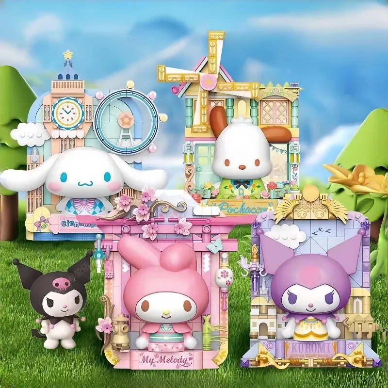 Sanrio Family Global Travel Series Building Blocks Kawaii Kuromi Cartoon Anime Cinnamoroll Assembly Model Toy Girl Holiday Gift
Sanrio Family Global Travel Series Building Blocks Kawaii Kuromi Cartoon Anime Cinnamoroll Assembly Model Toy Girl Holiday Gift