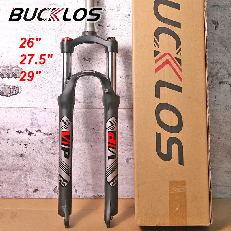 BUCKLOS MTB XC Air Suspension Fork 26/27.5/29 Inch Shock Absorbing Mountain Bike Fork 9mm Quick Release Cycling Accessories
BUCKLOS MTB XC Air Suspension Fork 26/27.5/29 Inch Shock Absorbing Mountain Bike Fork 9mm Quick Release Cycling Accessories