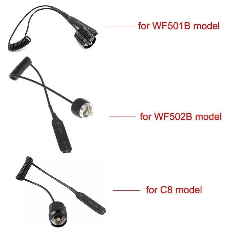 1pcs LED Torch Pressure Remote ON/OFF Switch For WF-501B WF-502B C8 XM-L XML2 LED Flashlight Mouse Tail Press Controller
1pcs LED Torch Pressure Remote ON/OFF Switch For WF-501B WF-502B C8 XM-L XML2 LED Flashlight Mouse Tail Press Controller
