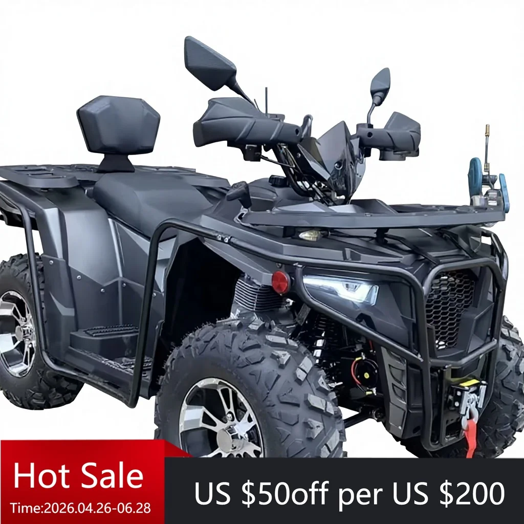 New all-terrain ATV 300cc water-cooled automatic shaft drive two-wheel drive off-road motorcycle mountain drift vehicle
New all-terrain ATV 300cc water-cooled automatic shaft drive two-wheel drive off-road motorcycle mountain drift vehicle