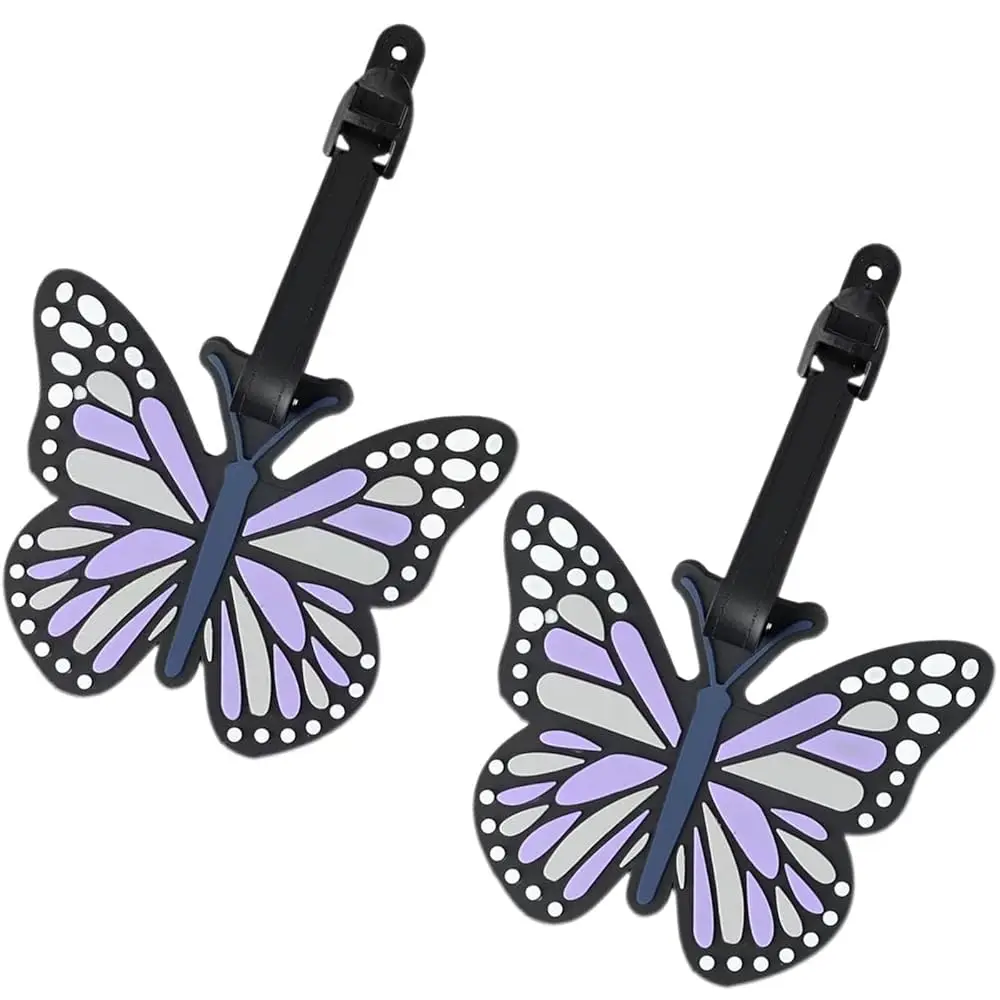Cute Butterfly Silicone Luggage Tags for Women, Durable PVC Travel Bag Identifiers, Waterproof Suitcase Name Tags, Personaliz
Cute Butterfly Silicone Luggage Tags for Women, Durable PVC Travel Bag Identifiers, Waterproof Suitcase Name Tags, Personaliz