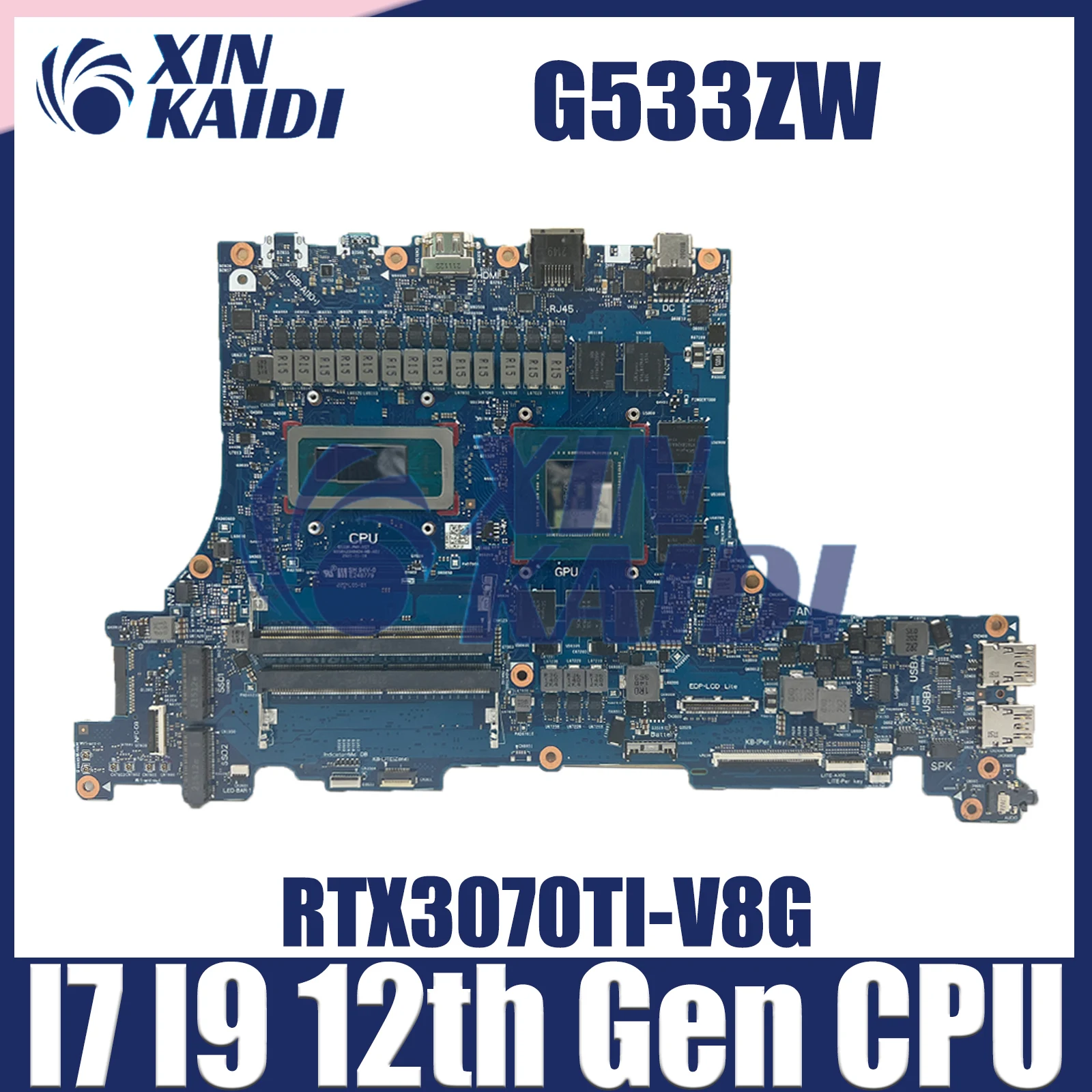 G533R Laptop Mainboard For ASUS G533ZW G733ZS G733ZX G733ZM G733ZW G533ZS G533ZX G533ZM G533Z G733Z I7 I9 CPU RTX3070TI-V8G
G533R Laptop Mainboard For ASUS G533ZW G733ZS G733ZX G733ZM G733ZW G533ZS G533ZX G533ZM G533Z G733Z I7 I9 CPU RTX3070TI-V8G