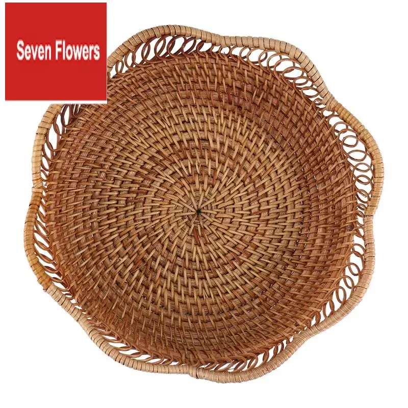 A84Z-Hand-Woven Rattan Storage Basket Fruit Basket Wicker Woven Tray Restaurant Small Container Home Decoration
A84Z-Hand-Woven Rattan Storage Basket Fruit Basket Wicker Woven Tray Restaurant Small Container Home Decoration