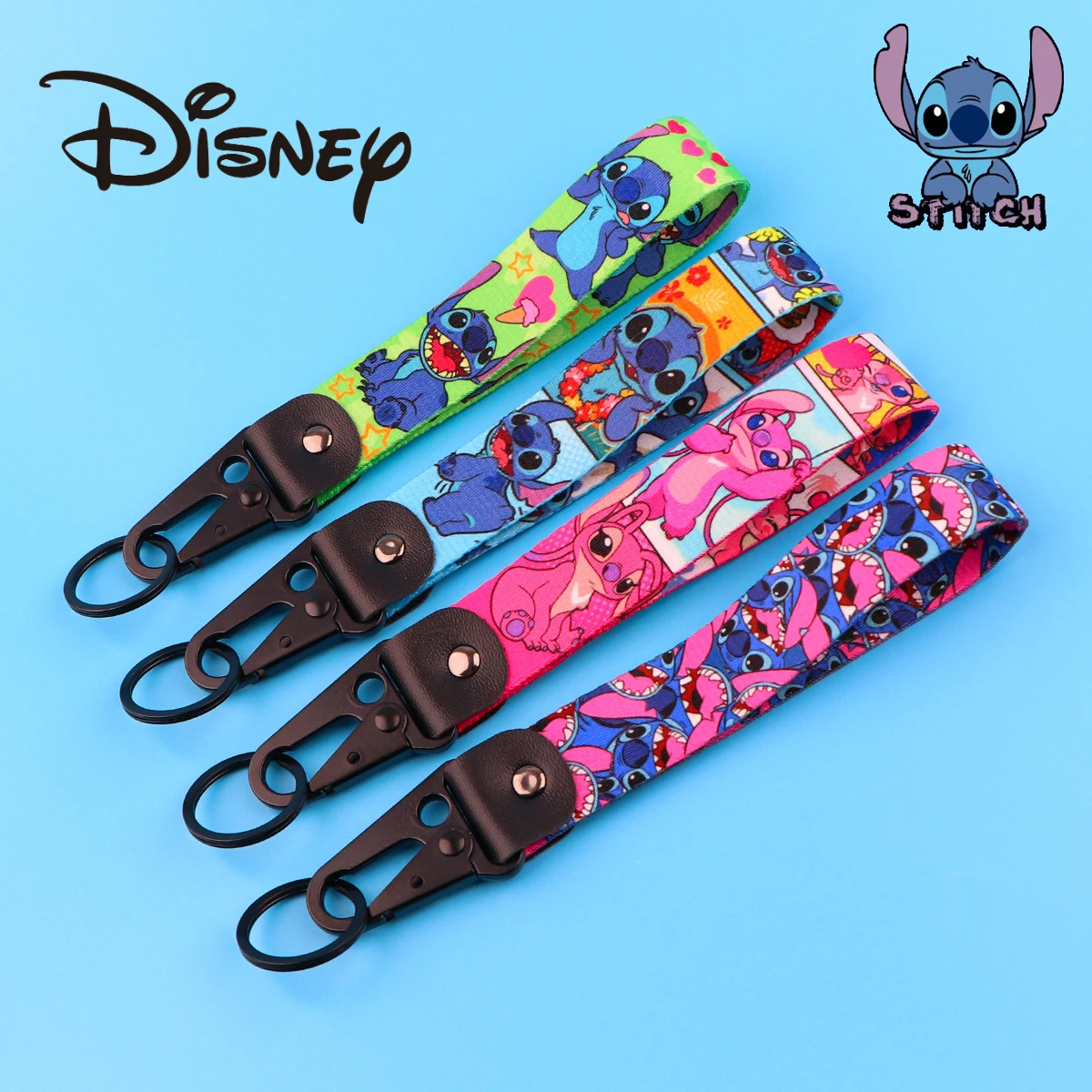 Disney Lilo and Stitch Keychain Kawaii Stich Leather Lanyard Backpack Pendant Cute Anime Accessories Party Gifts for Children
Disney Lilo and Stitch Keychain Kawaii Stich Leather Lanyard Backpack Pendant Cute Anime Accessories Party Gifts for Children