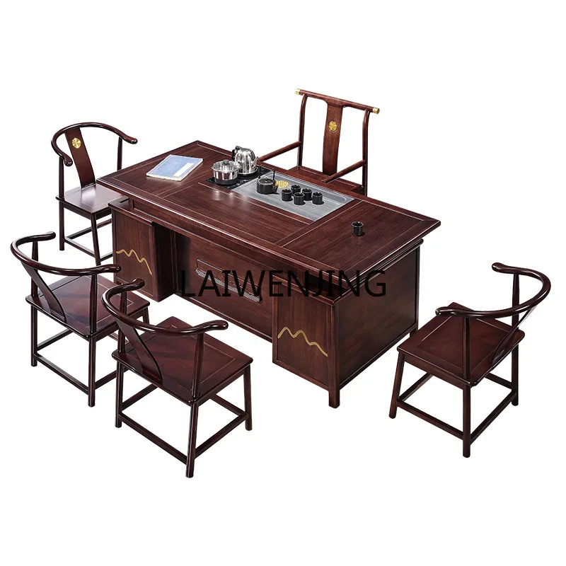 MJY solid wood large board tea table company living room full set of storage log office tea table set
MJY solid wood large board tea table company living room full set of storage log office tea table set