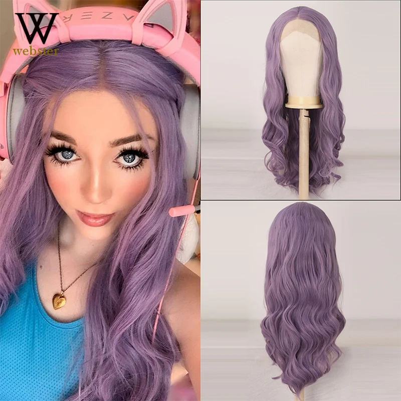 Парик Websterwigs с синтетическими кружевами спереди, фиолетовые длинные волнистые волосы для женщин, парик для косплея без клея, термостойкие волосы, ежедневное использование
Парик Websterwigs с синтетическими кружевами спереди, фиолетовые длинные волнистые волосы для женщин, парик для косплея без клея, термостойкие волосы, ежедневное использование